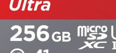 Moitié prix pour cette carte mémoire microSD SanDisk de 256 Go