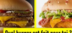 Test de personnalité : quel burger McDonald's est fait pour toi ?