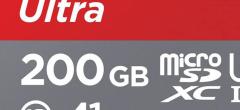 Prix cassé sur la carte mémoire microSD SanDisk Ultra de 200 Go