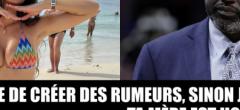 Shaquille O'Neal recadre sèchement un influenceur sur sa relation avec Sophie Rain