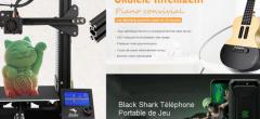 Bons plans du jour : ukulélé connecté Xiaomi Populele, imprimante 3D Creality3D Ender et Xiaomi Black Shark