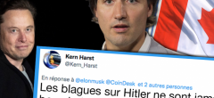 Elon Musk compare Justin Trudeau à un dictateur Allemand, Twitter est en feu