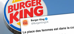 Burger King : le bad buzz sur Twitter lors de la Journée internationale des droits des femmes