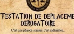 Est-ce que je peux me faire verbaliser si je présente une attestation de déplacement dérogatoire pour Poudlard ?