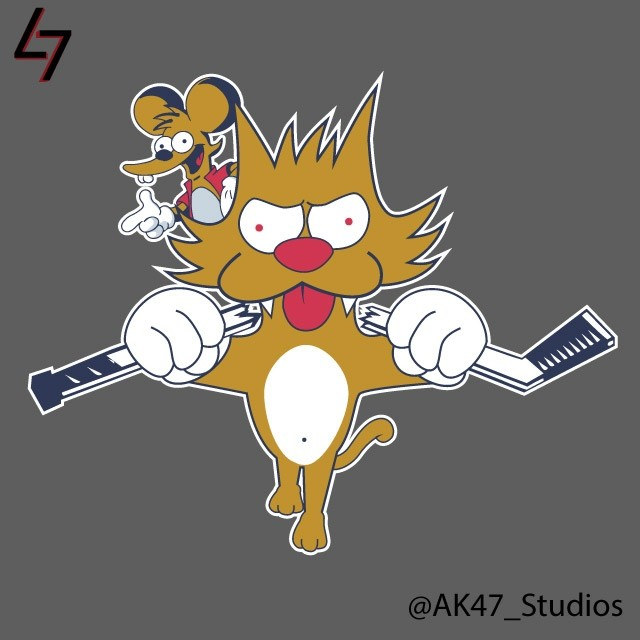 nhl logo simpsons 25