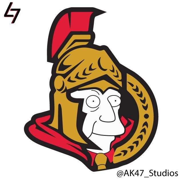 nhl logo simpsons 14