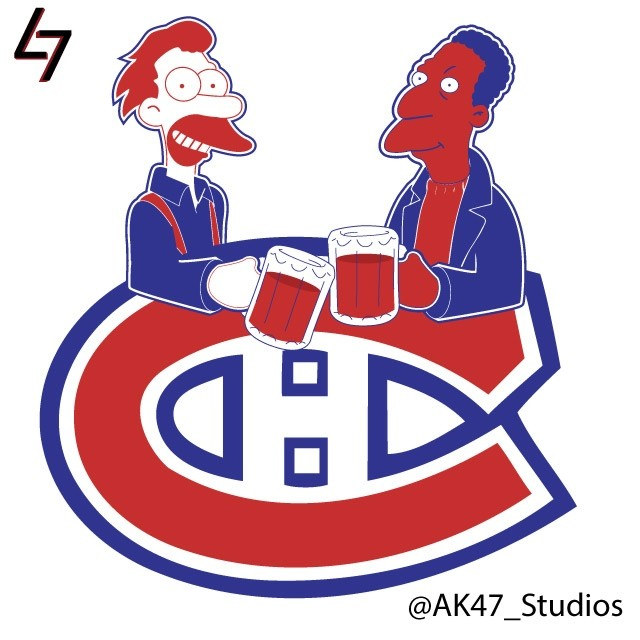 nhl logo simpsons 20