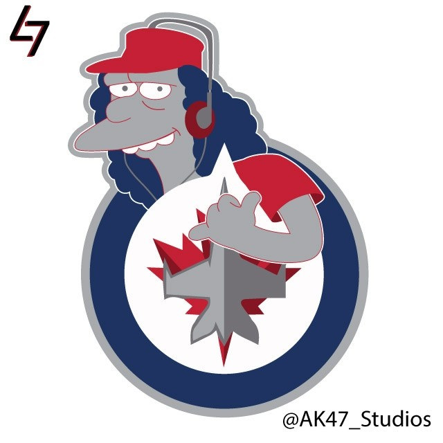 nhl logo simpsons 19