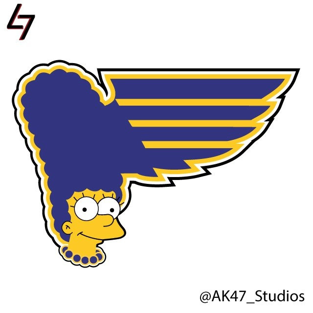 nhl logo simpsons 7