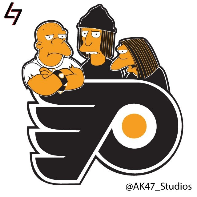 nhl logo simpsons 6