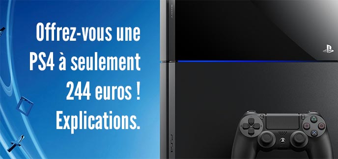 kor Indsigt George Eliot Bon plan : voilà comment acheter une PS4 à 244 euros seulement !