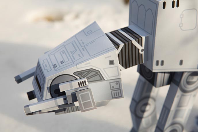 Star Wars Papercraft momot