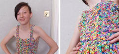 Une robe en Rainbow Loom s'arrache à prix d'or sur eBay.