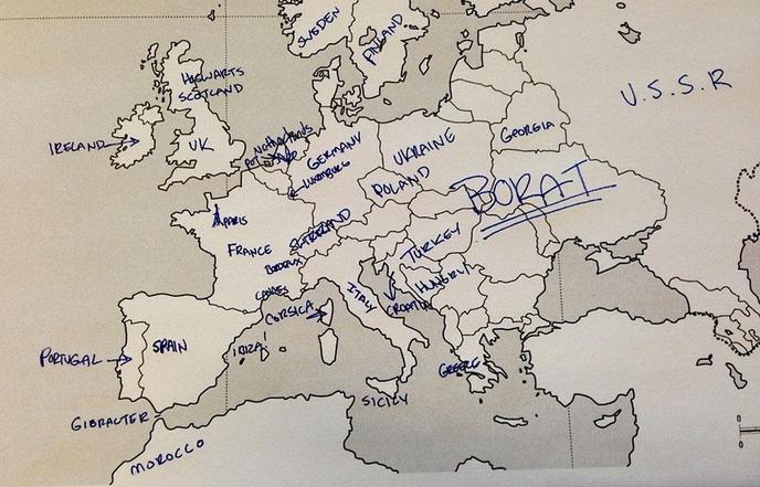 Carte Europe
