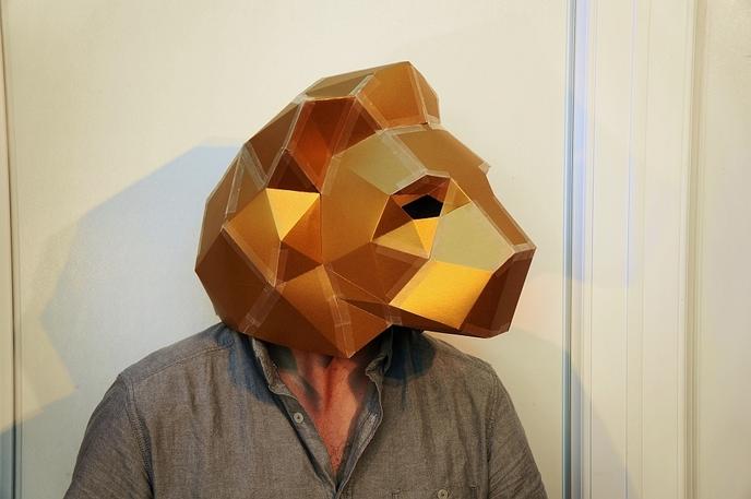 Masque géométrique 3D