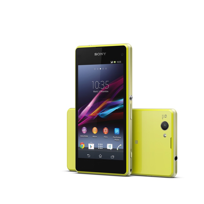 Sony Xperia Z1 Compact jaune citron