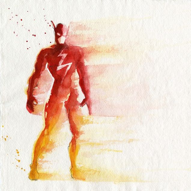 super hero peinture 1