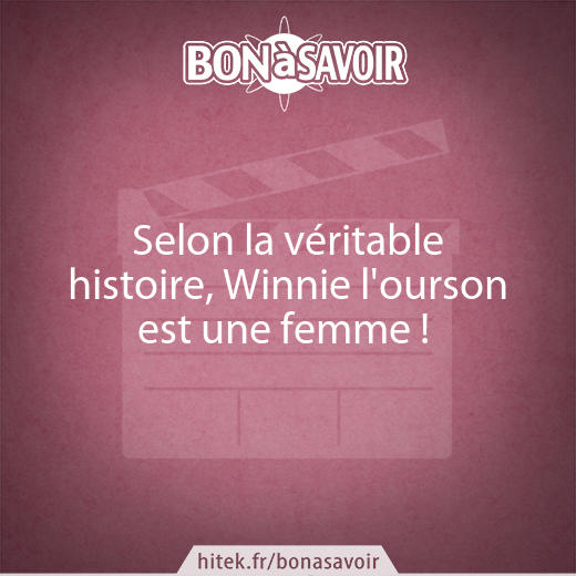 Arrêtez tout ! Winnie L'Ourson est une femme !