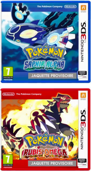 Pokémon Saphir Alpha & Pokémon Rubis Oméga - Sat-Elite Video Games Paris  Jeux Video