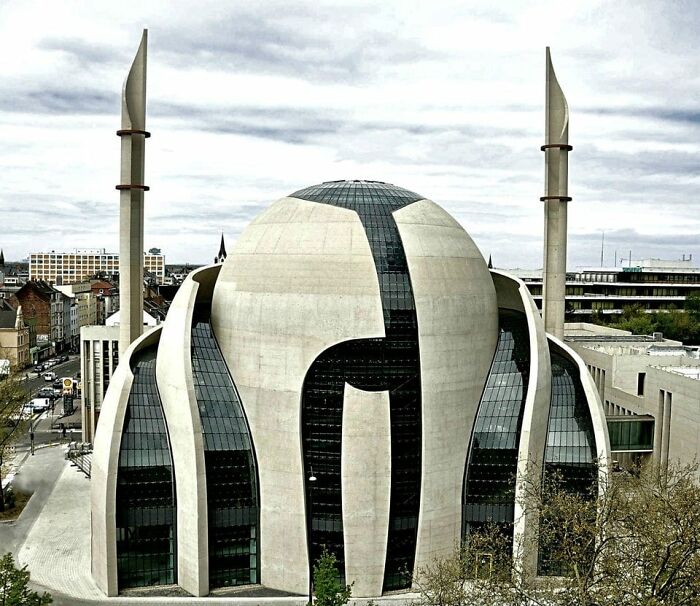 La mosquée à Cologne en Allemagne