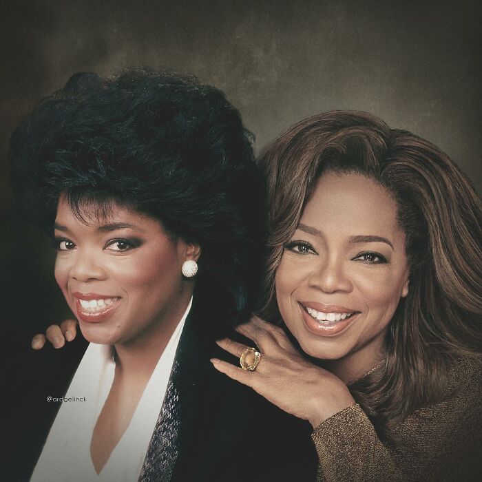 photomontage de Oprah Winfrey