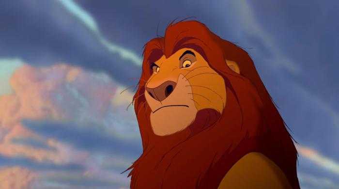 Mufasa dans Le Roi Lion de Disney.