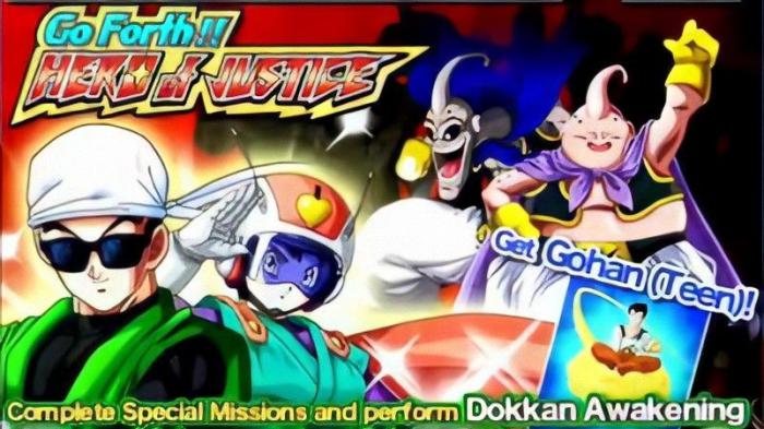 Dragon Ball Z: Dokkan Battle  Go Forth!! Hero of Justice saya squad vs buu