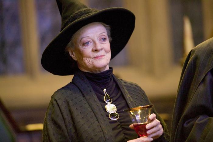 Maggie Smith en Mcgonagall