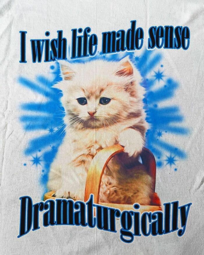 t-shirt avec un chat