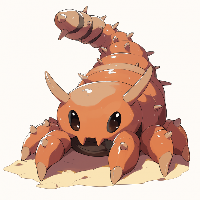 Wormud - Pokémon de type insecte/sol