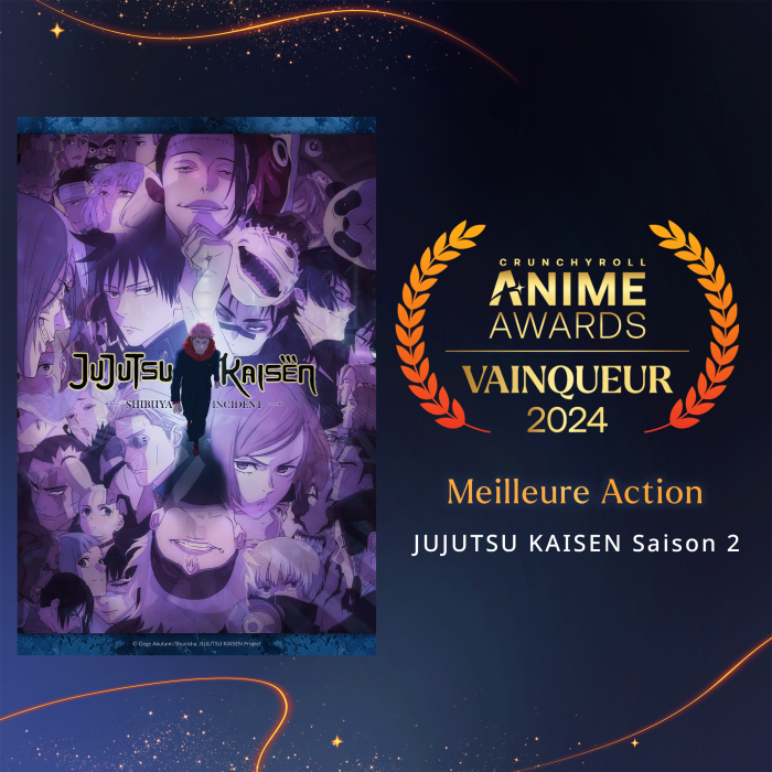 crunchyroll anime awards 2024 meilleure action