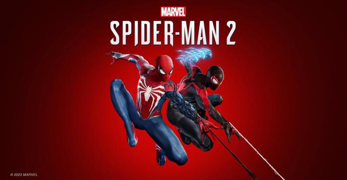Spiderman 2 ps5 horizontal poster
