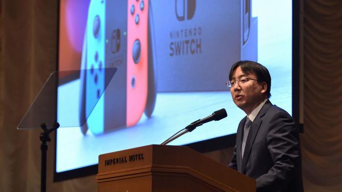 Le patron de Nintendo en conférence