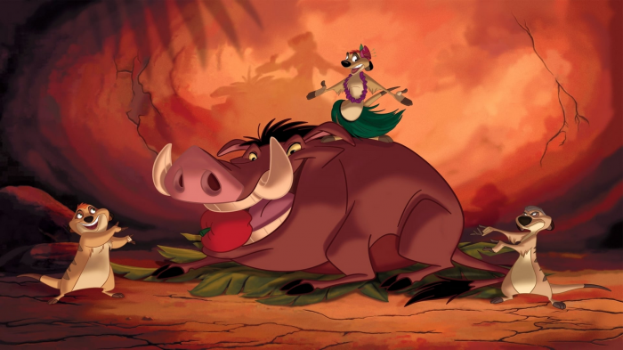 the lion king 1 1/2 timon and pumbaa family