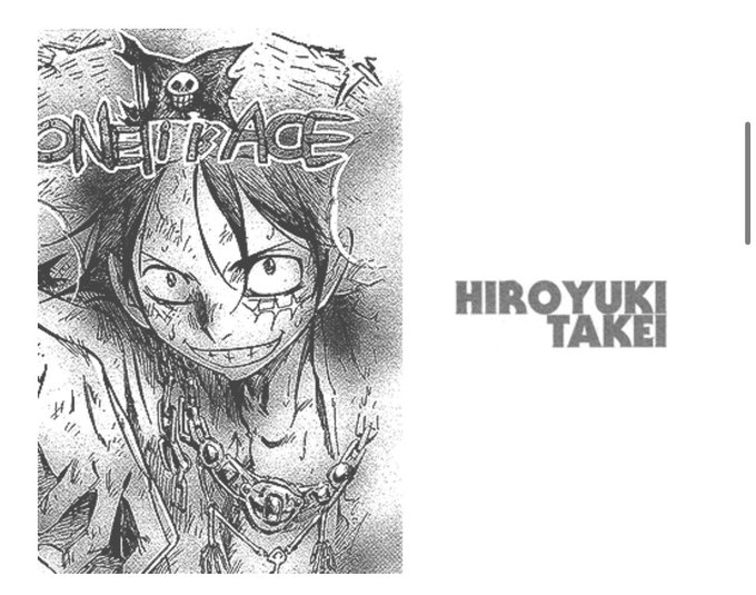 Luffy par Hiroyuki Takei