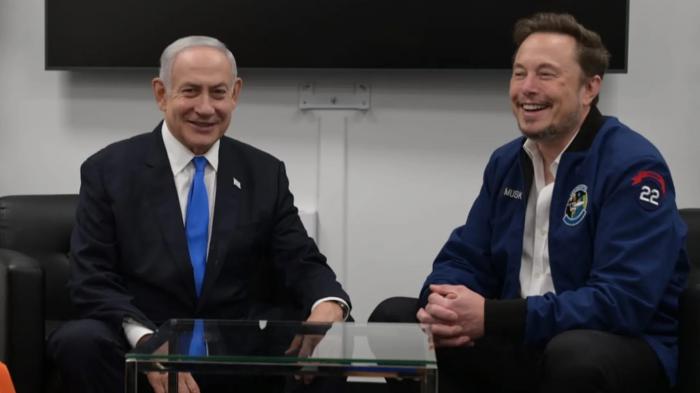 Benjamin Netanyahou et Elon Musk