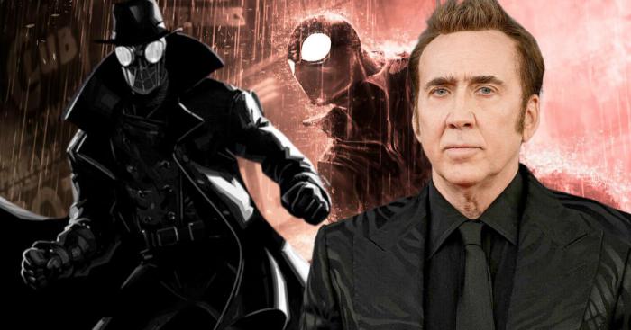 Des photos de tournage dévoilent le costume de Spider-Noir porté par Nicolas Cage