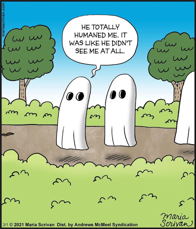 deux fantomes en promenade