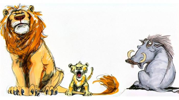 the lion king concept art