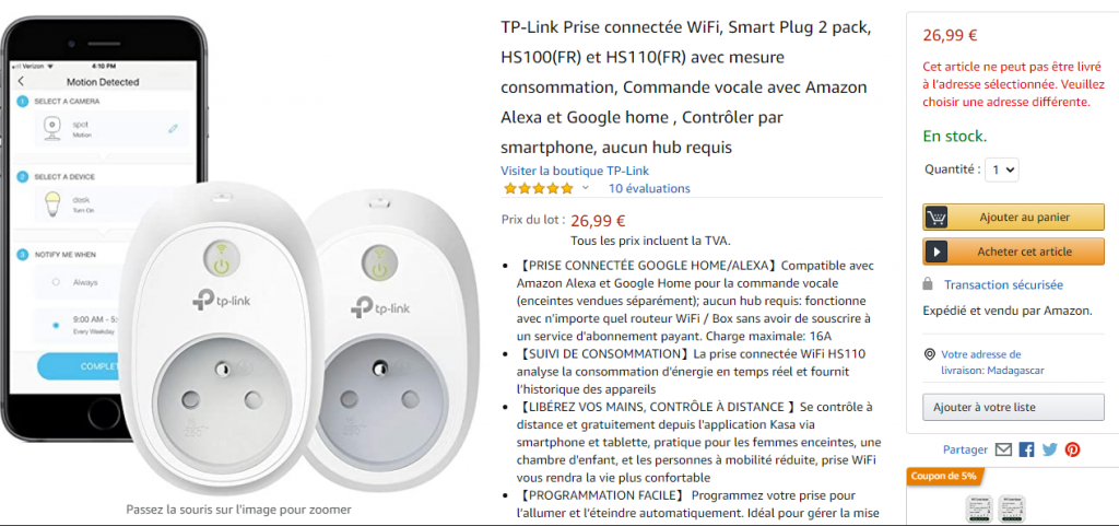 Bon plan : allumez vos appareils à distance avec cette prise connectée TP- Link à 16 euros