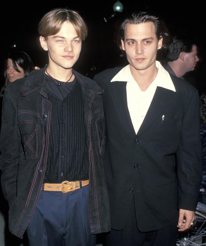 Leonardo DiCaprio et Johnny Depp en 1993