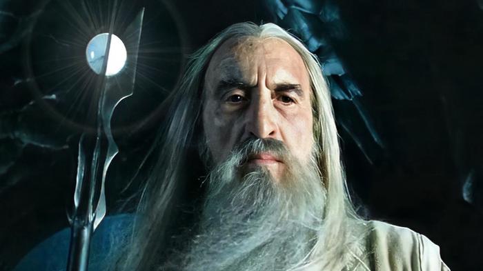 lotr movies Saruman Christopher Lee