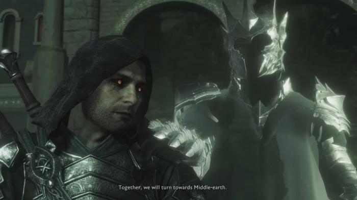 Talion and the witch king of angmar shadow of war video game lotr