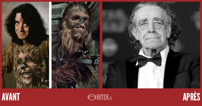 avant après star wars trilogie originale 2024 peter mayhew