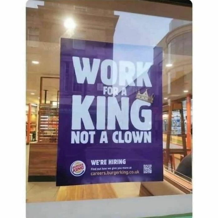 une publicité Burger King