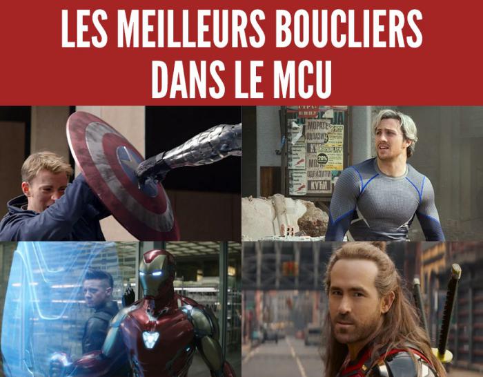 Marvel (MCU) : Captain America, Quicksilver, Iron Man, Hawkeye et Nicepool