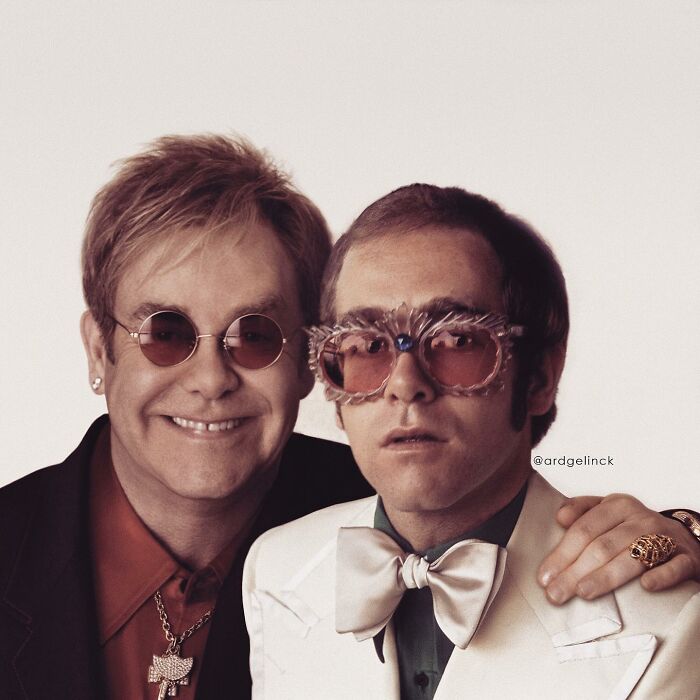 photomontage de Elton John