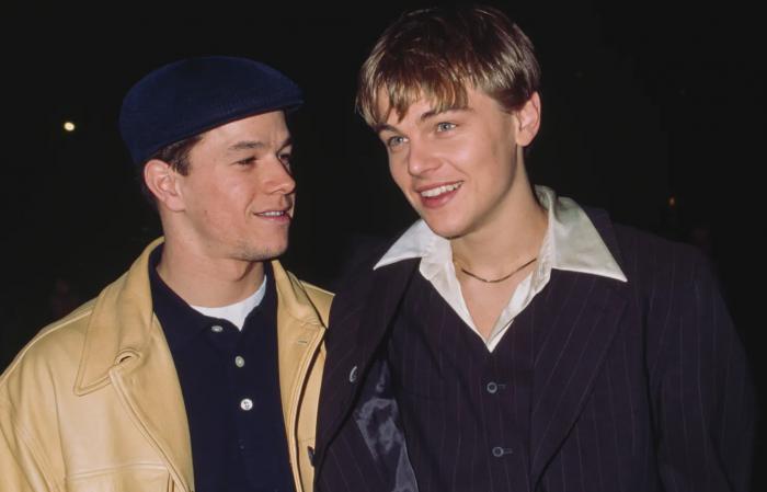 Leonardo DiCaprio et Mark Wahlberg en 1995