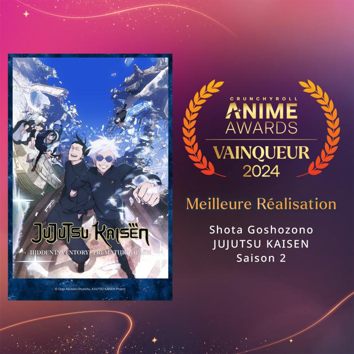 crunchyroll anime awards 2024 meilleure réalisation