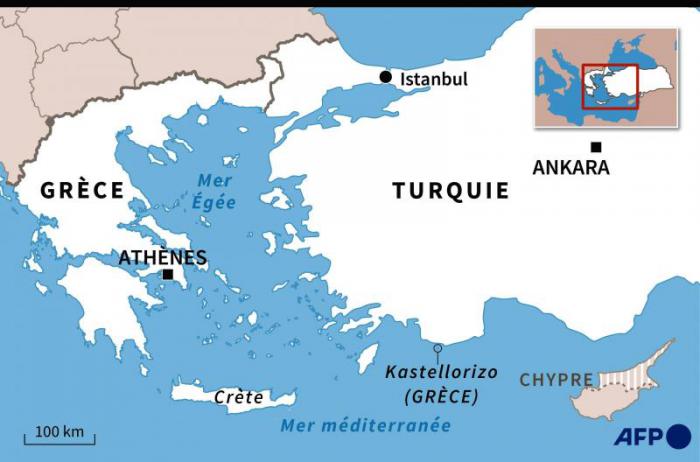 carte grèce turquie